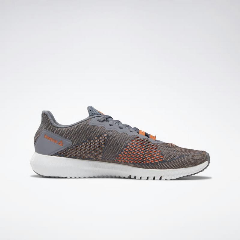 Adidasi Training Reebok Flexagon Barbati Gri/Portocalii/Albi Romania OU8876PU